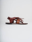 Prophetic Sandal in brown & ocra by Lotesend – image 1 of 5