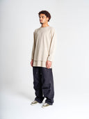 Flatlock T-Shirt Extended in mushroom by Lotesend – image 7 of 8