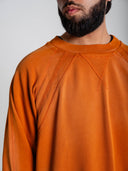 Raglan Sweatshirt Longline in rust by Lotesend – image 6 of 10