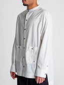 Extended Side-Vent Shirt in white by Lotesend – image 2 of 4