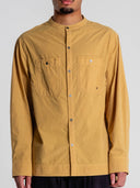 Side-Vent Shirt in khaki by Lotesend – image 1 of 10