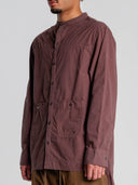Extended Side-Vent Shirt in brown by Lotesend – image 2 of 4